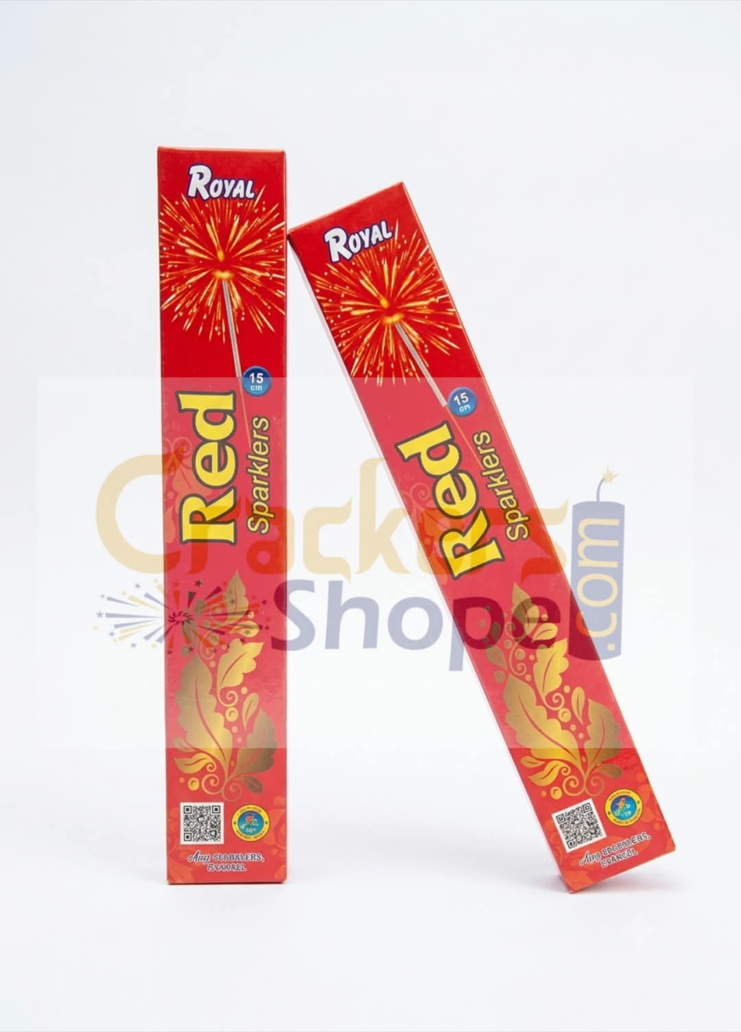 10 Cm Red Sparklers (Royal)