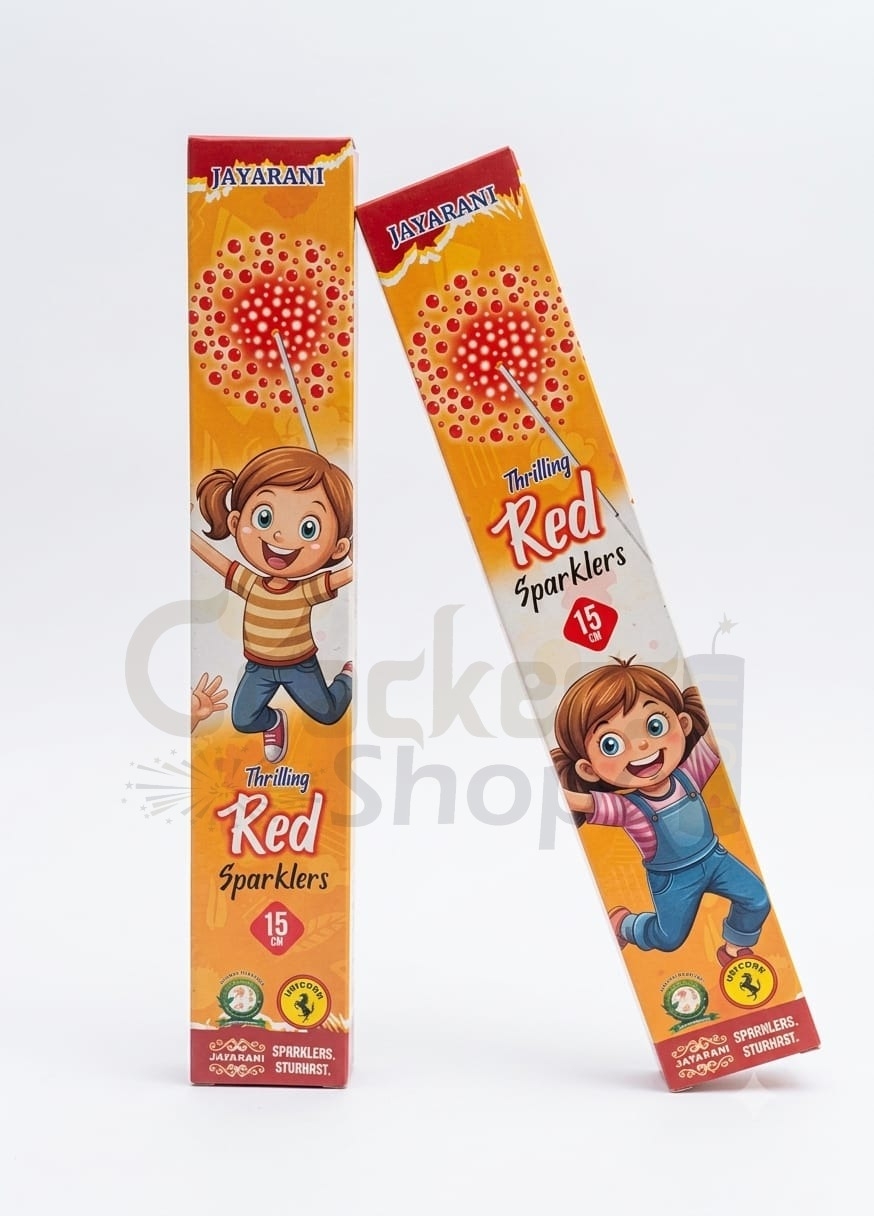 15 Cm  Red Sparklers